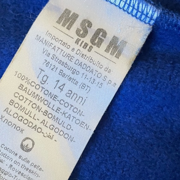 MSGM Kids Sweatsuit Tee and Pants 14years - Picture 8 of 8